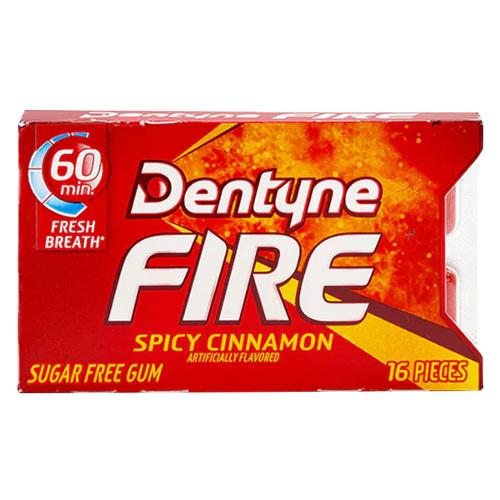 Dentyne Fire Spicy Cinnamon Gum 16s