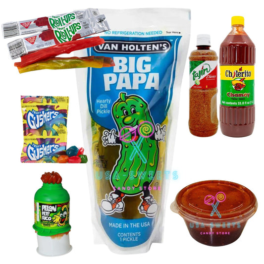 Ultimate US Rollups Chamoy Big Papa/Sour Pickle Pickle DIY Pack