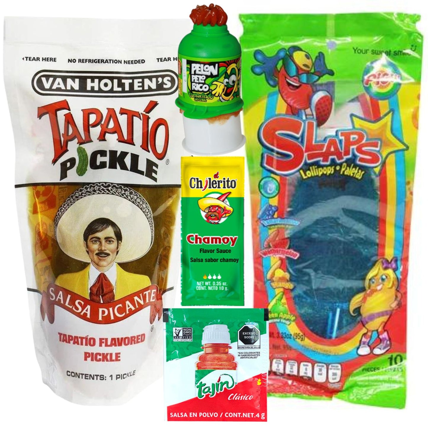 Ultimate Slaps Chamoy Tapatio Pickle DIY Pack