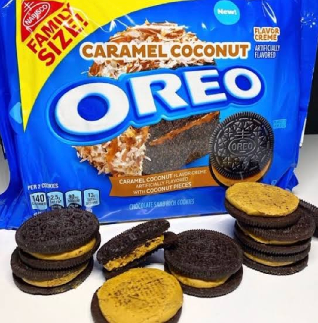 Oreo Caramel Coconut Creme Family Size 482g