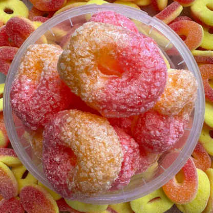 Lolloz Freeze Dried Peach Rings 54g