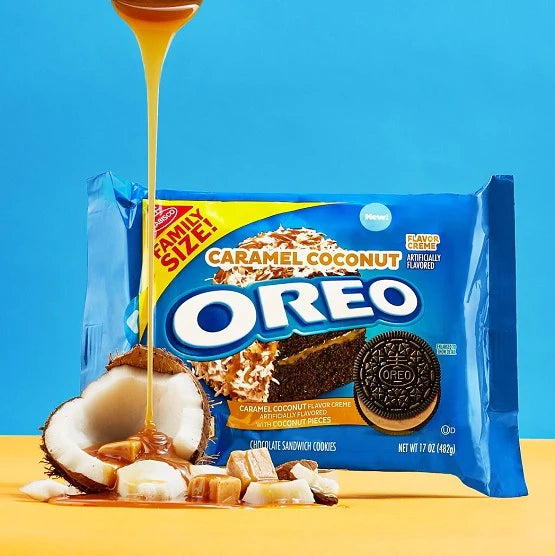 Oreo Caramel Coconut Creme Family Size 482g