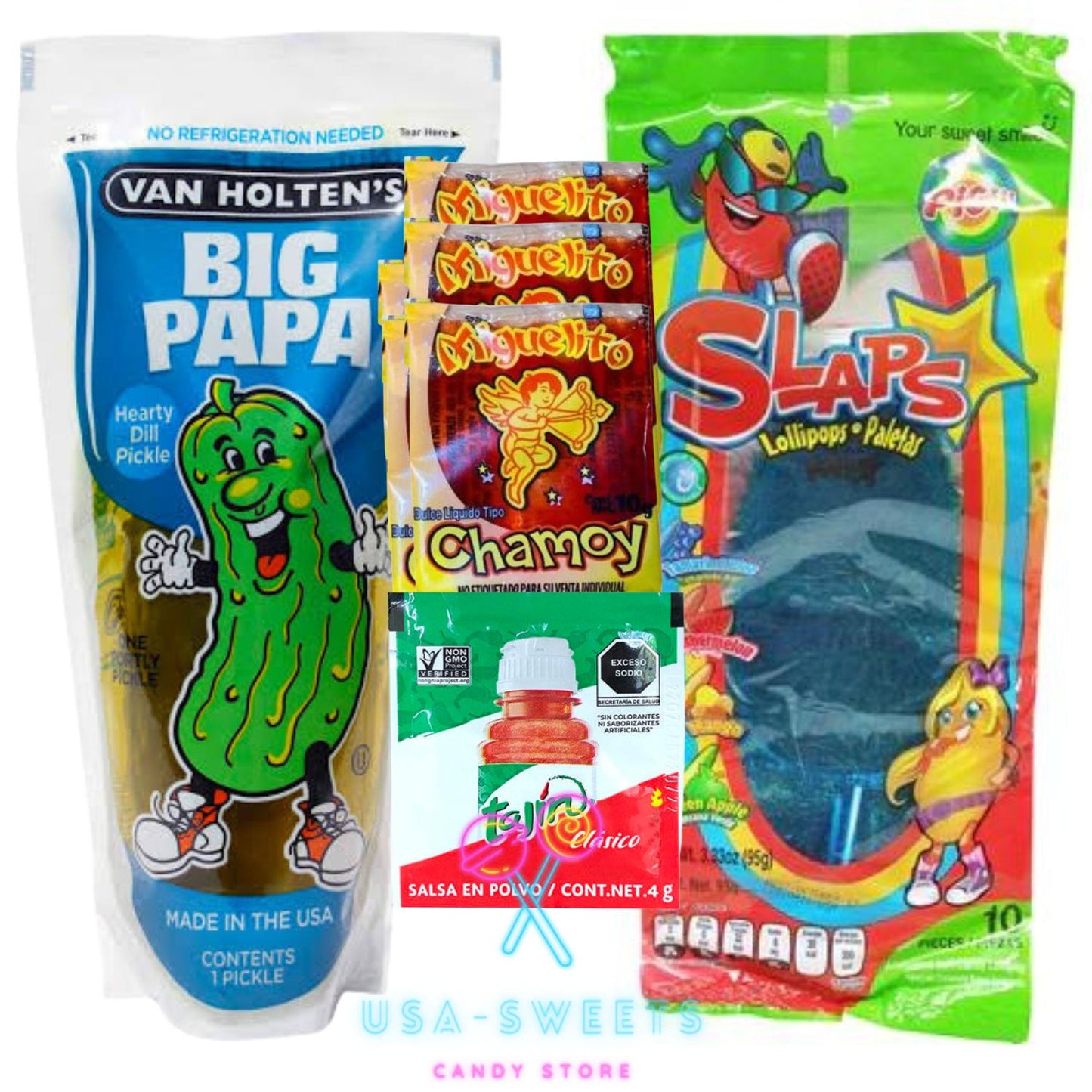 Slaps Chamoy Big Pappa Pickle DIY Pack